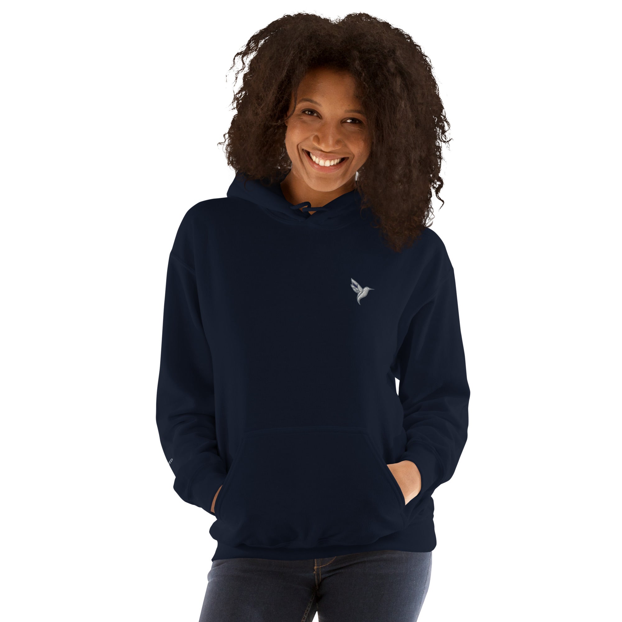 Season 2 United Hummingbird Hoodie Navy Unisex