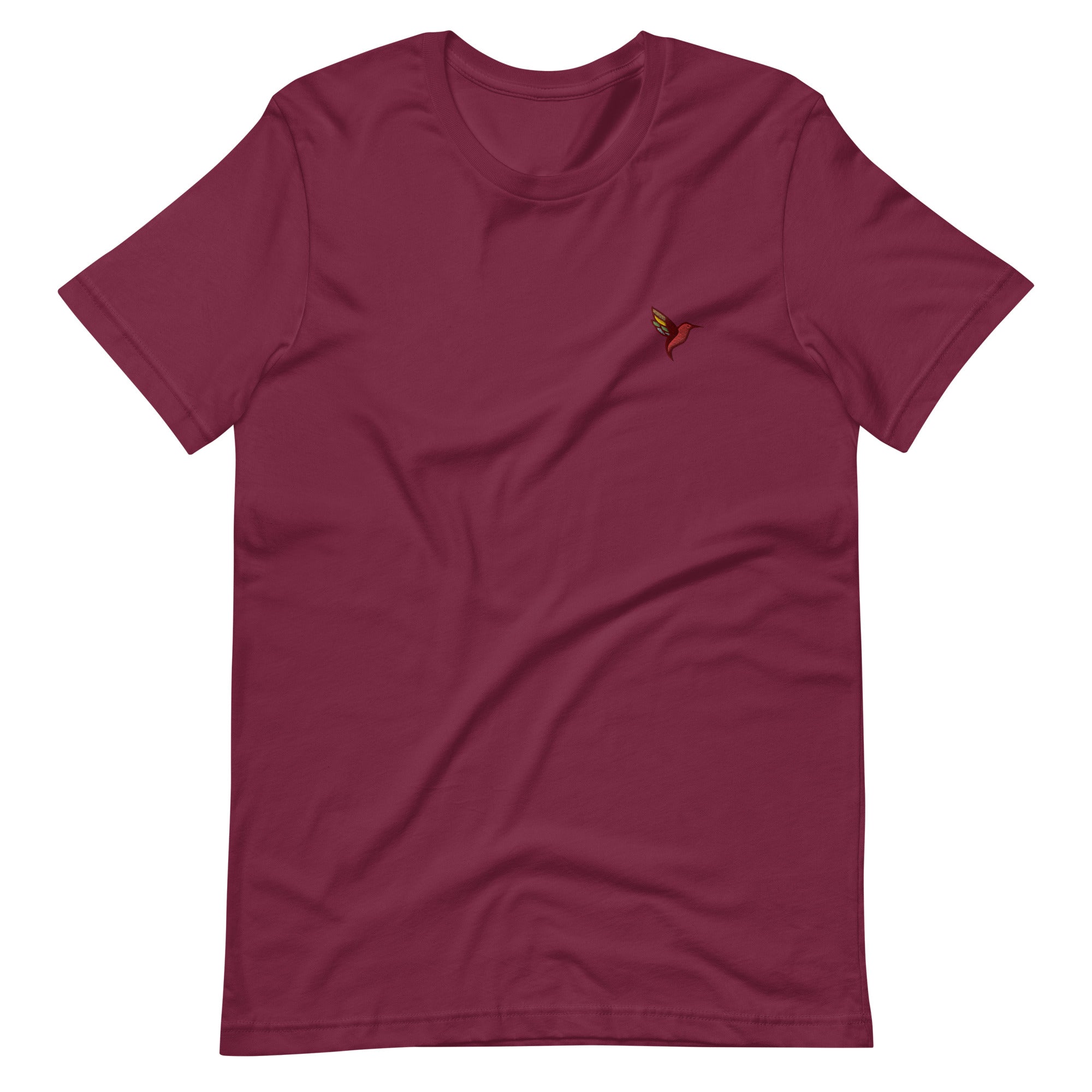 unisex-staple-t-shirt-maroon-front-6662717c9792b.jpg