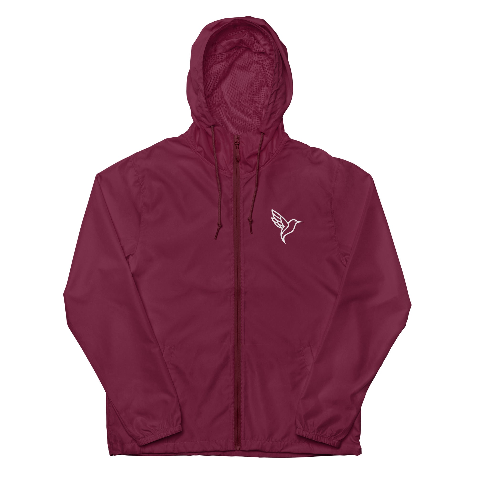 Lightweight Unisex Windbreaker-Maroon